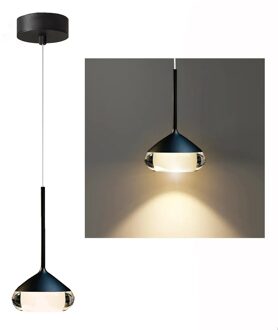 Artdelight Hanglamp Phoenix 1 lichts Ø 12 cm zwart