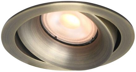 Artdelight Inbouwspot Alice Ø 9 cm GU10 antiek brons