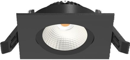 Artdelight Inbouwspot Artdelight Dublin 1 Lichts Vierkant LED 2700K Dimbaar Zwart