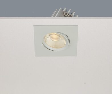 Artdelight Inbouwspot Artdelight Venice 1 Lichts Small Vierkant LED 2700K Dimbaar Wit