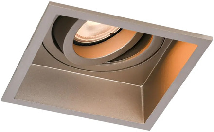 Artdelight Inbouwspot Rex vierkant 9,2 cm champagne