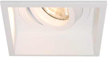 Artdelight Inbouwspot Rex vierkant 9,2 cm wit