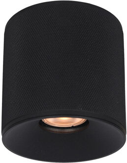 Artdelight Plafondlamp Costa Ø 10,5 cm GU10 zwart