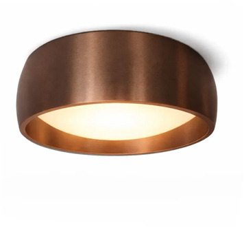 Artdelight Plafondlamp Montana Ø 15 cm koper brons
