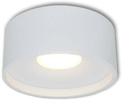 Artdelight Plafondlamp Oran Ø 12 cm wit