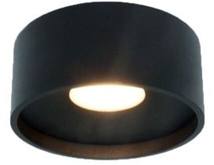 Artdelight Plafondlamp Oran Ø 12 cm zwart