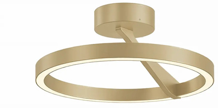 Artdelight Plafondlamp Oregon up down Ø 33 cm champagne