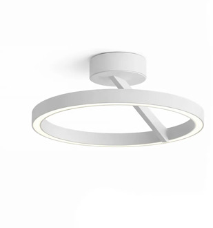 Artdelight Plafondlamp Oregon up down Ø 33 cm wit