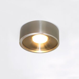 Artdelight Plafondlamp Orlando Ø 14 cm aluminium Zilver