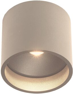 Artdelight Plafondlamp Orleans Ø 11 cm H 10 cm champagne