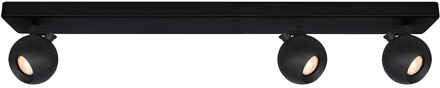 Artdelight Spot Bolero 3 lichts balk L 68 cm zwart