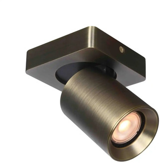 Artdelight Spot Megano 1 lichts antiek brons