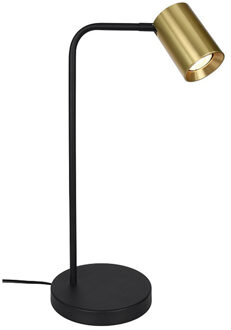 Artdelight Tafellamp Megano H 45 cm zwart goud