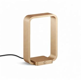 Artdelight Tafellamp Modesto H 20 cm champagne