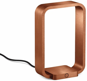 Artdelight Tafellamp Modesto H 20 cm koper brons