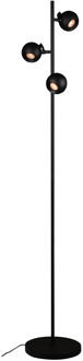 Artdelight Vloerlamp Bolero 3 lichts H 160 cm zwart
