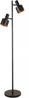 Artdelight Vloerlamp Twinkle 2 lichts H 150 cm zwart