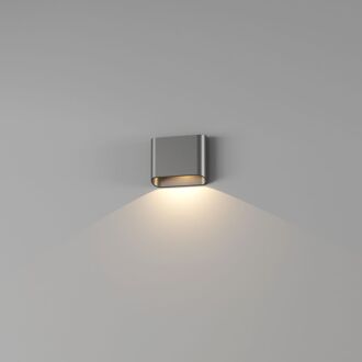 Artdelight Wandlamp Artdelight Diaz 1 Lichts LED 2700K Dimbaar Gunmetal