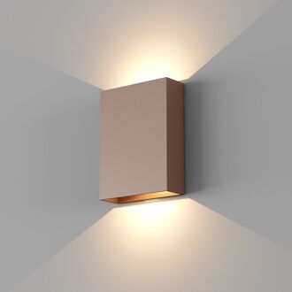 Artdelight Wandlamp Artdelight Memphis 2 Lichts LED 2700K Dimbaar Geborsteld Brons