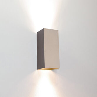 Artdelight Wandlamp Dante 2 lichts 15,5 x 6,5 cm champagne