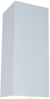 Artdelight Wandlamp Dante XL 2 lichts 24 x 10 cm wit