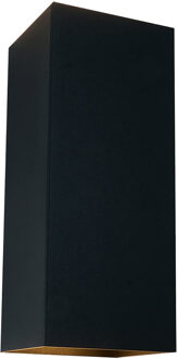 Artdelight Wandlamp Dante XL 2 lichts 24 x 10 cm zwart