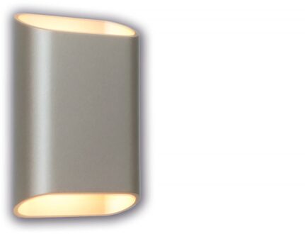 Artdelight Wandlamp Diaz Small H 15 cm champagne Zilverkleurig