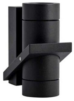 Artdelight Wandlamp Double 16 x 8,5 cm zwart