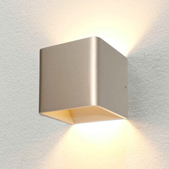 Artdelight Wandlamp Fulda 10x10 cm champagne