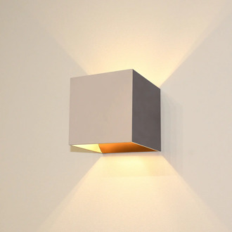 Artdelight Wandlamp Gymm 10x10 cm excl. G9 champagne