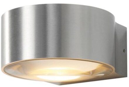 Artdelight Wandlamp Hudson Ø 11 cm aluminium Zilver