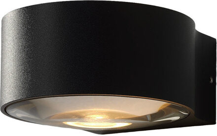 Artdelight Wandlamp Hudson Ø 11 cm zwart