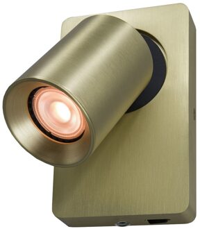 Artdelight Wandlamp Megano Goud GU10 incl. Schakelaar