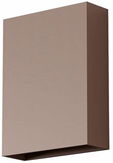 Artdelight Wandlamp Memphis H 16 cm koper brons