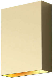 Artdelight Wandlamp Memphis H 16 cm mat goud