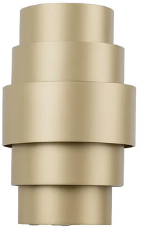 Artdelight Wandlamp Rolls H 22 cm champagne