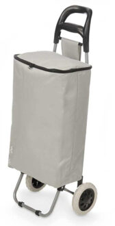 Arte r Arte Regal Boodschappen trolley - 32 l - grijs - 35x95 cm - met wielen