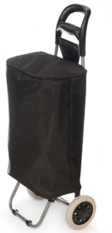 Arte r Arte Regal Boodschappen trolley - 32 l - zwart - 35x95 cm - met koeltas