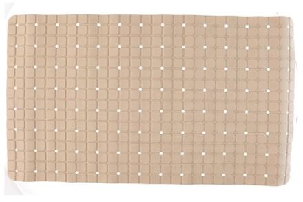 Arte r Badmat - beige - vierkant patroon - 69 x 39 cm - Badmatjes