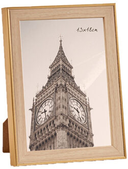 Arte r Fotolijst - goud/houtlook - kunststof/glas - 13x18 cm - 21x16 cm