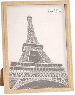 Arte r Fotolijst - houtlook - kunststof/glas - 27 x 22 cm - voor foto van 20 x 25 cm - staand/hangend