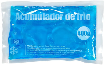 Arte r Herbruikbare flexibele koelelementen/ icepacks 22,5 x 14,5 x 3 cm - Koelelementen Blauw