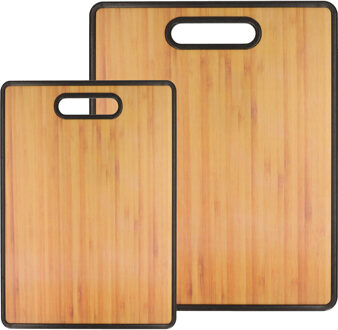 Arte r Kinvara Snijplanken - set van 2 - bruin - kunststof - 20 x 30 cm - 30 x 38 cm