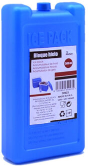 Arte r Koelelementen extra dik - blauw - 10 x 4 x 18 cm - Koelblokken - voor koeltas/koelbox