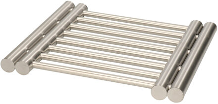 Arte r Ondezetter - RVS - 23 x 20 x 2 cm - voor pannen - verstelbaar - Pannenonderzetter