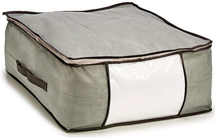 Arte r Opbergtas/beschermhoes beddengoed/kleding - grijs - 45 x 45 x 20 cm