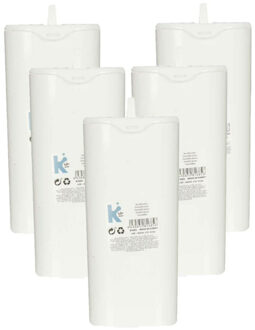 Arte r Radiatorbak luchtbevochtiger - 10x - waterverdamper - wit - kunststof 21x9 cm