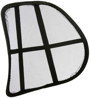 Arte r Rugsteun stoel - zwart - 41 x 39 cm - voor bureaustoel / autostoel