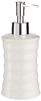 Arte r Zeeppompje - parelwit - keramiek - 18 cm - 260 ml - navulbaar - toilet/badkamer