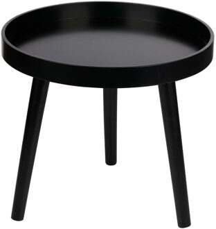 arti casa Bijzettafel - plantverhoger - zwart - hout - 40 x 36 cm